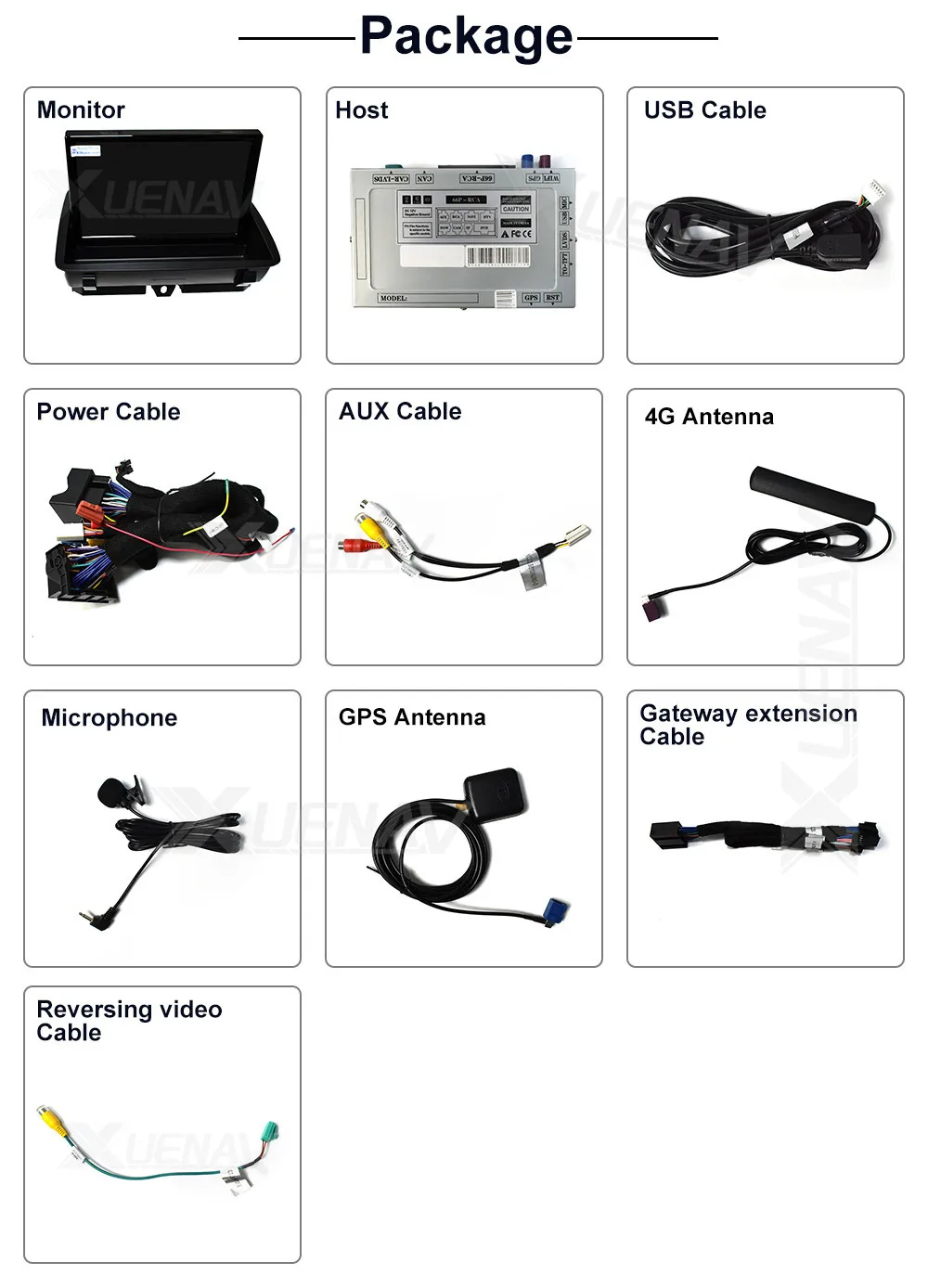 

XUENAV Android System Car Player 8 Cores GPS Navigation For-AUDI Q3 2011-2018 Radio Stereo Auto Multimedia 8" Video Player