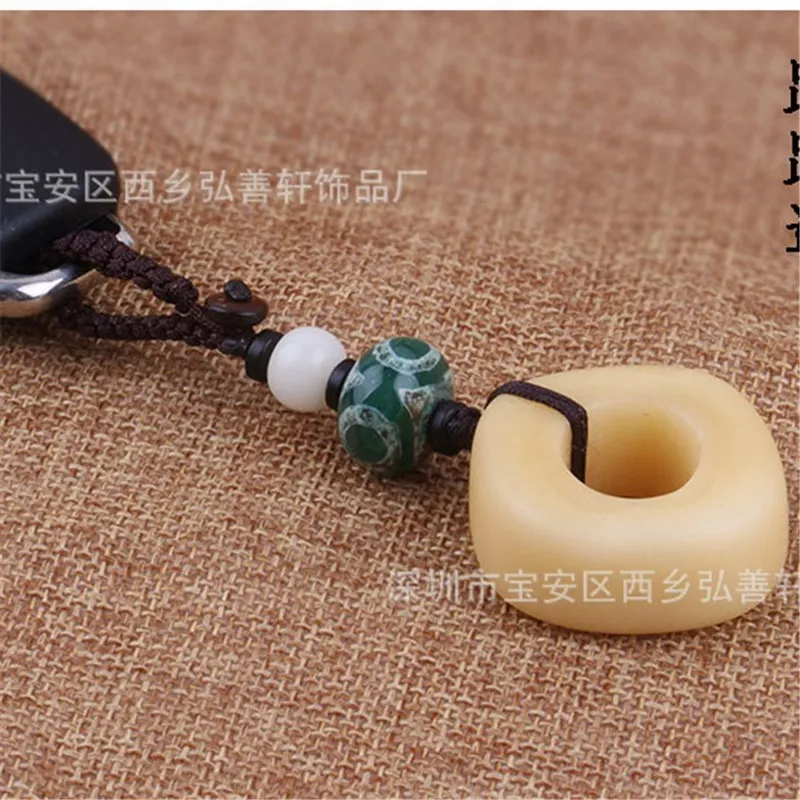 Креативный брелок для ключей на удачу ручная работа подвеска в виде козьей кости