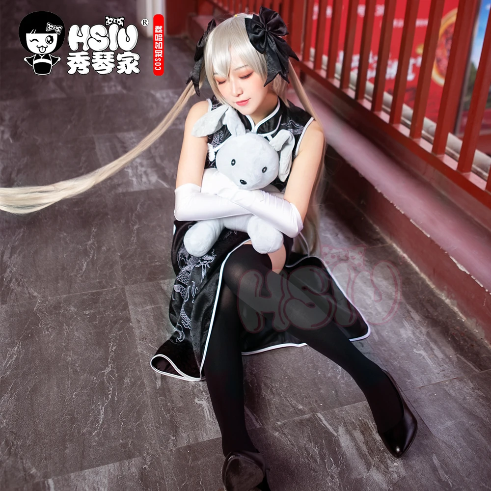 HSIU Sora Kasugano/костюм для косплея cheongsam Yosuga no одежда костюмированной вечеринки белый
