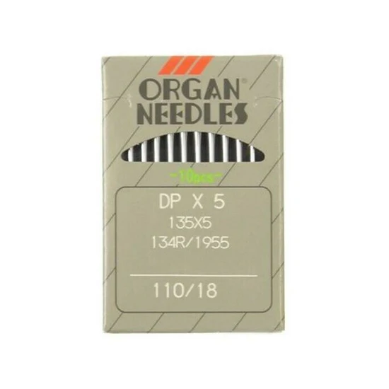 DPX5(110-18) 10 шт./лот высокое качество иглы organ DBX1 DCX1 DPX5 UYX128GAS для промышленные прямострочные швейных машин Singer, juki brother - Цвет: DPX5(110-18)