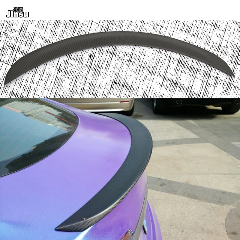 Задний спойлер из матового углеродного волокна для Tesla Model S 2014 2017 model спортивный