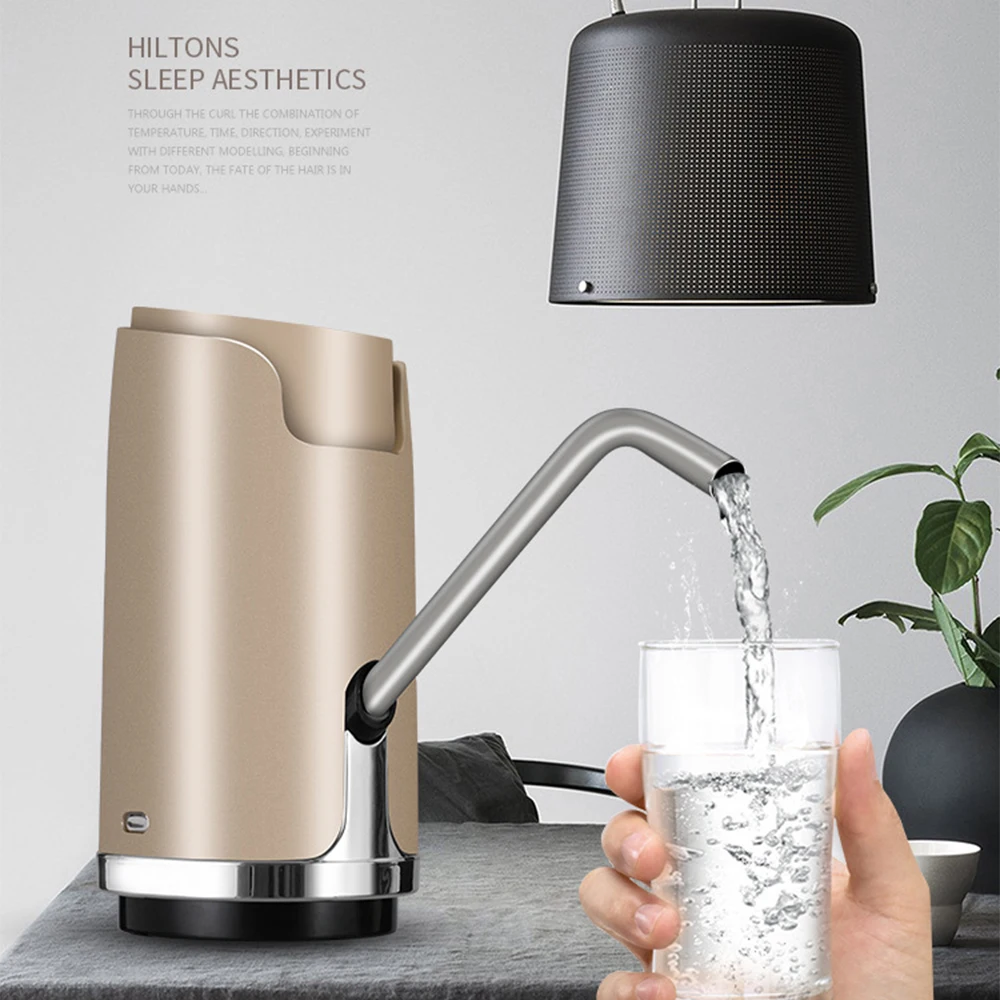 Электрический диспенсер для воды бутылка насос питьевой галлон USB зарядка