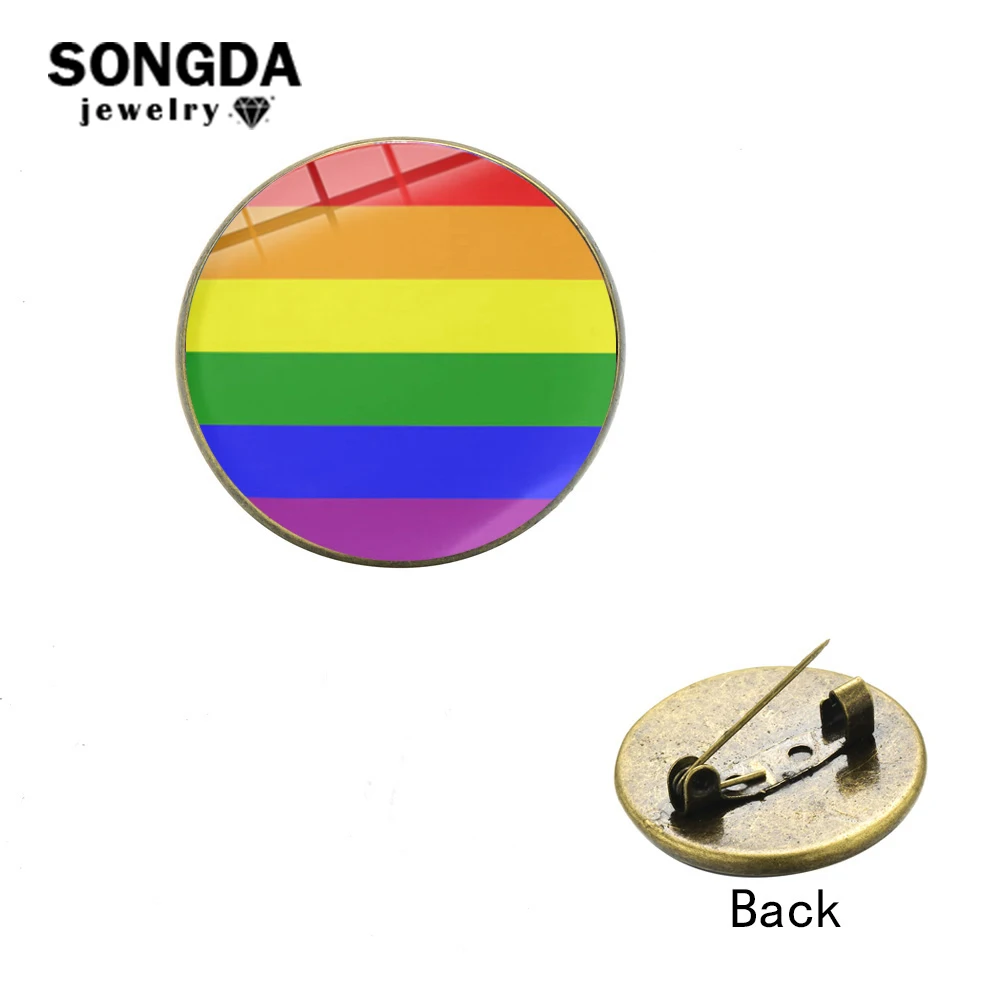 SONGDA новый ЛГБТ дизайн радужные броши булавки для лесбиянок геев гордость любовь