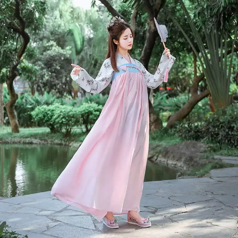 Традиционное сказочное платье ханьфу одежда для древнего китайского народного
