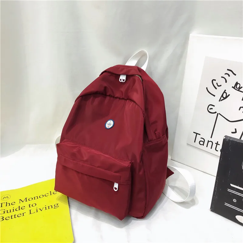 Светильник однотонная лаконичная Стиль мягкая ткань рюкзак женские