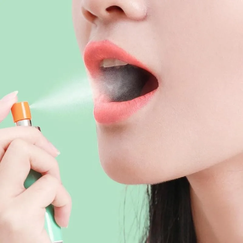 

Portable Probiotic Oral Spray Lemon Flavor Breath Freshener Spray Dating Long-lasting 15ml Mouth Anti-bad Breath D1A5