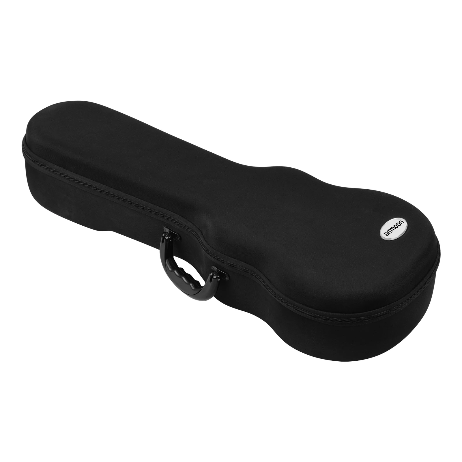 

ammoon 24 Inch Concert Ukulele Gig Bag Lightweight Hardshell Carry Case Exterior Plush Lining with Detachable Shoulder Strap