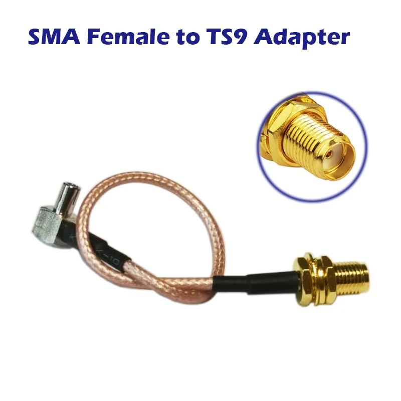Коннектор адаптера SMA мама TS9 коаксиальный кабель RG316 RF длиной 15 см/30 см отрезок