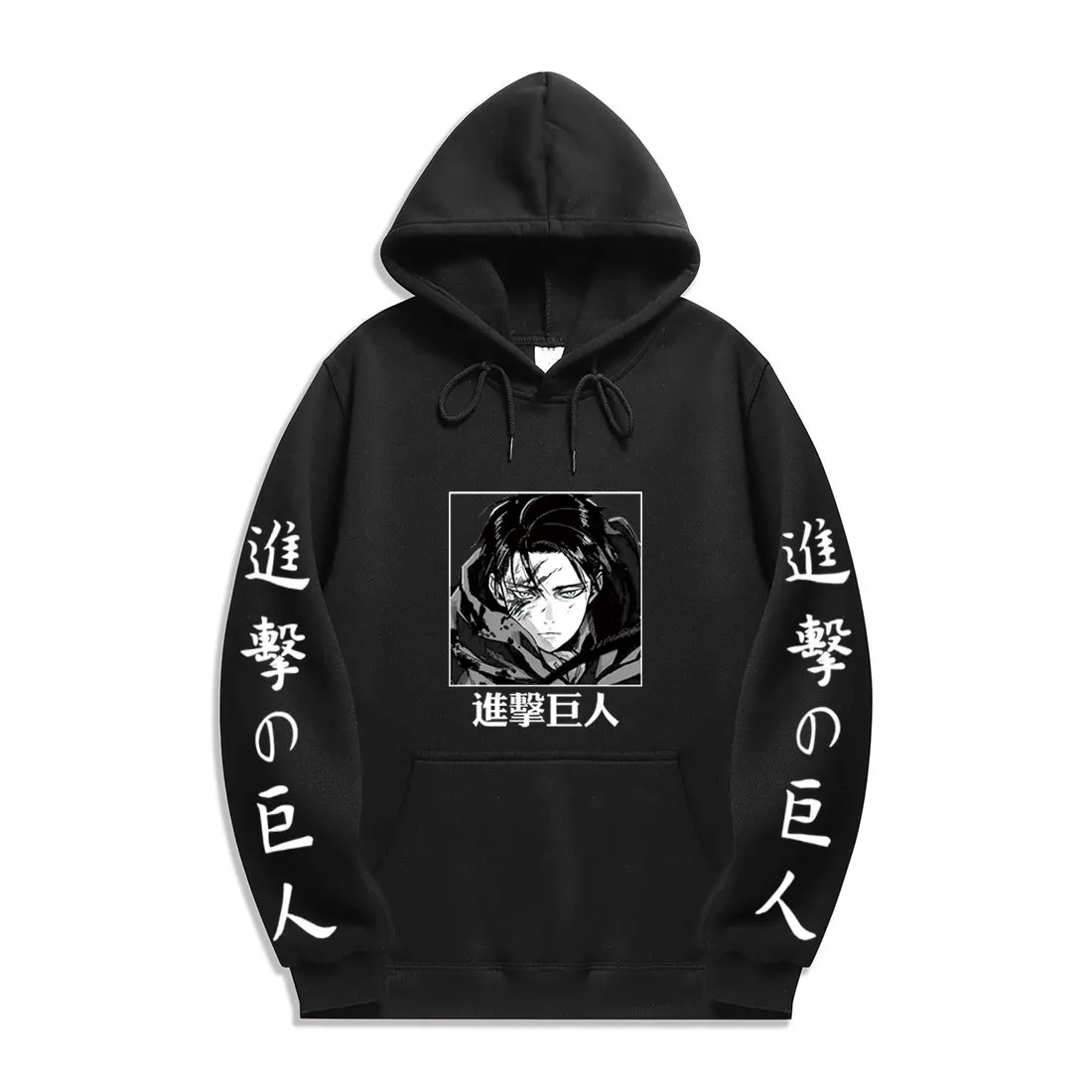 

2021 Japanese Anime Graphic Hoodies Women Kawaii One Piece Demon Slayer Attack On Titan Harajuku Sweatshirt Unisex Female