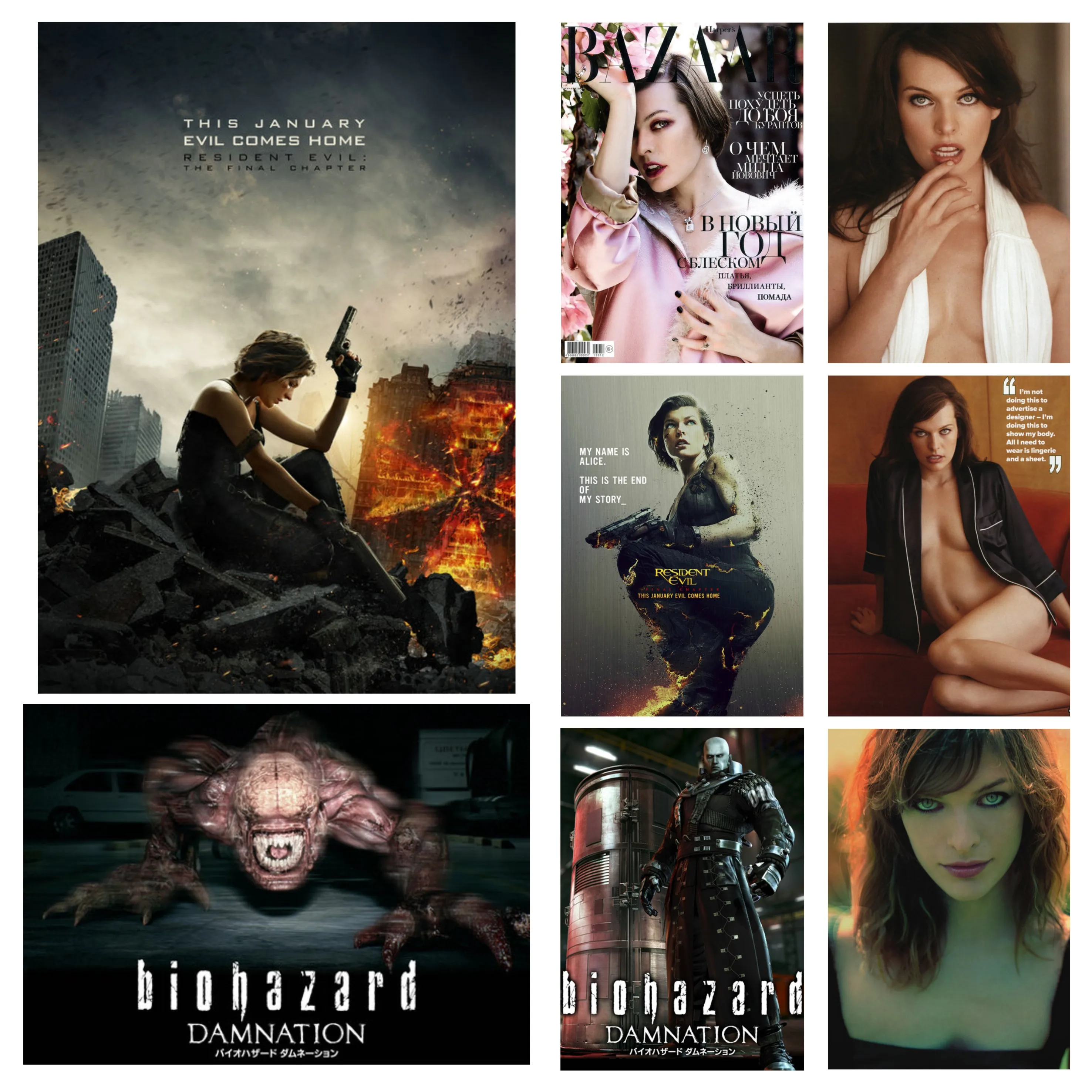 Наклейки самоклеящиеся горячая распродажа Классические фильмы Resident злой