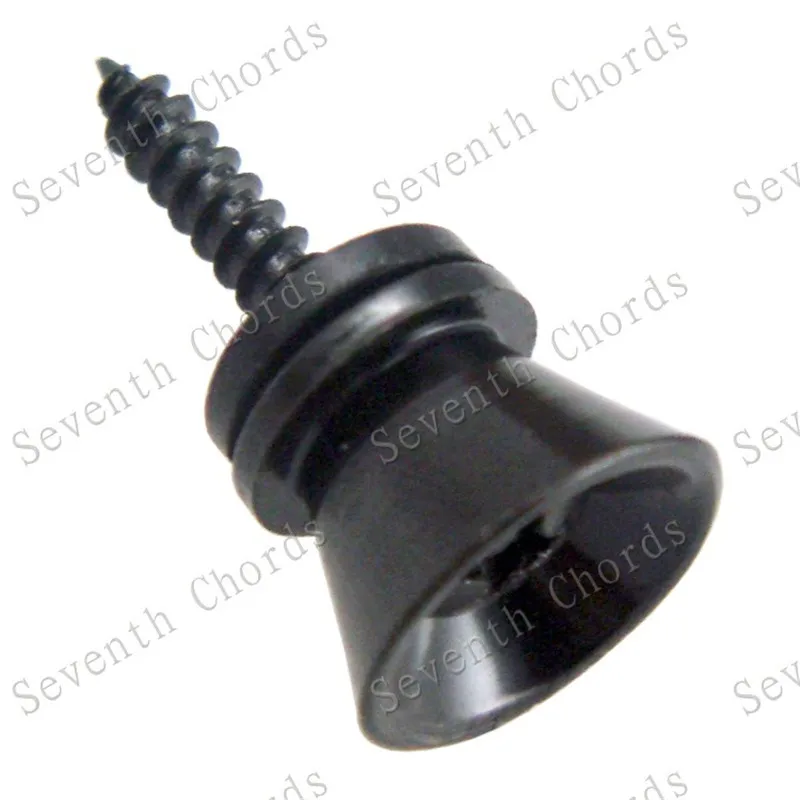 100 шт./лот черный зажим для гитары металлический кнопки бас укулеле|guitar strap button|strap