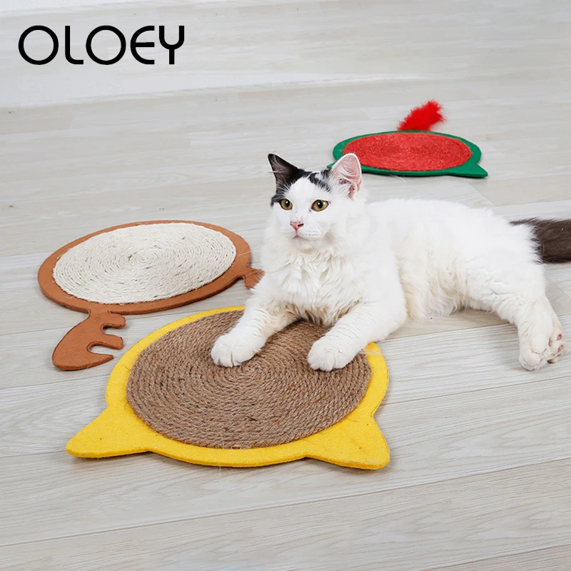 Натуральная Когтеточка из сизаля для кошек картонная защита мебели забота о