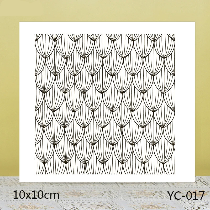 

AZSG Texture background Clear Stamps/Seals For scrapbooking DIY Card Making/Album Silicone Decoration crafts
