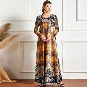 Размера плюс Абая Дубай Турция мусульманский хиджаб платье ислама платья для женская одежда Robe Femme Musulman De режим Ropa Mujer Vestidos