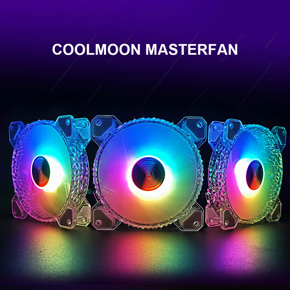 

12 см 6pin RGB охлаждающий вентилятор освещение RGB шасси вентилятор радиатора PC чехол вентилятор радиатора с контроллером для ПК компьютер