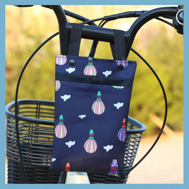 

Cycling Front Storage Bag Waterproof Bicycle Bag Moutain Road Bike Electric Car Front Hanging Bags Bike Mobile Phone General Bag
