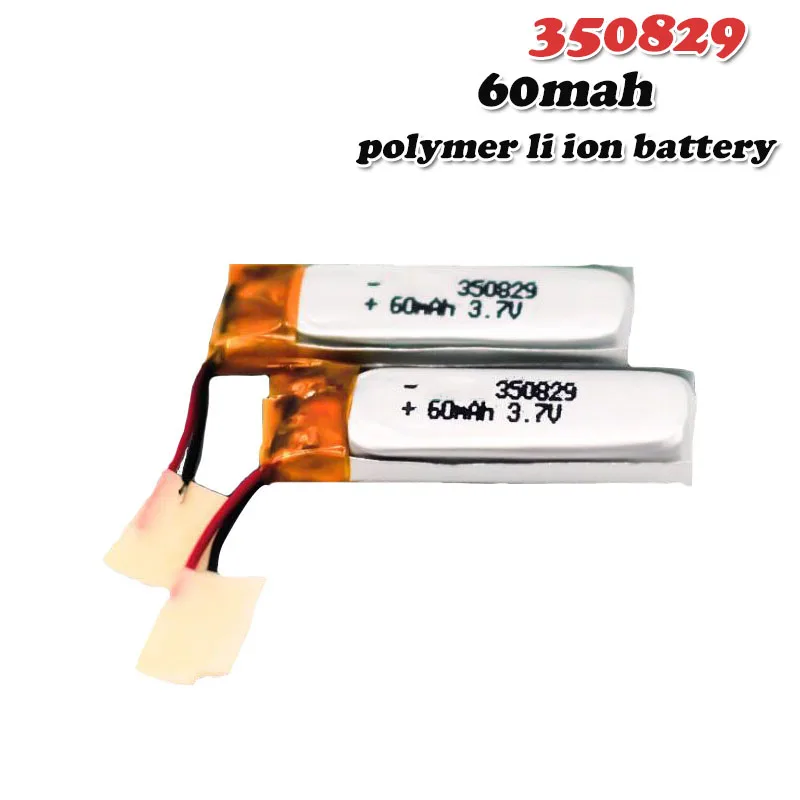 3,7 v 60mAh 350829 литий-полимерный Li-Po литий-ионный аккумулятор для gps MP4 камеры power Bank планшет электрические игрушки PAD DVD