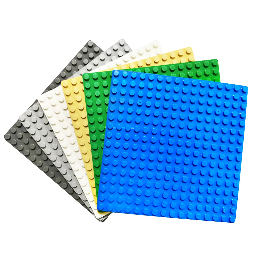 16*16 DIY Кирпичи точки базовые пластины маленький размер Мини Строительные