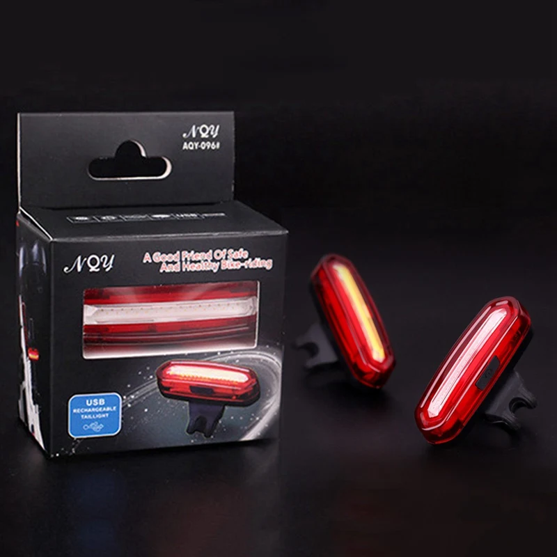 

Bike Bicycle light LED Taillight Rear Tail Safety Warning Cycling Portable Light USB Rechargeable Battery Multi Modes