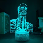 Акриловая настольная лампа, лампа дневного света на титанах, украшение для спальни, ночник, подарок на день рождения