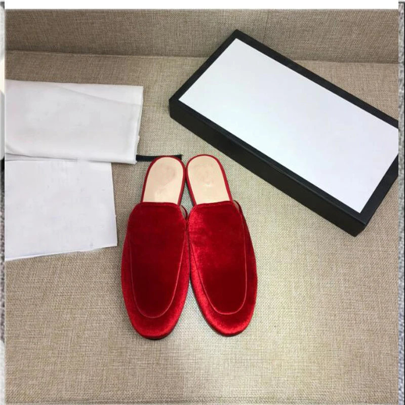 

Ollymurs Woman slippers Classic leather shoes woman Elongated toe slippers women mujer zapatillas