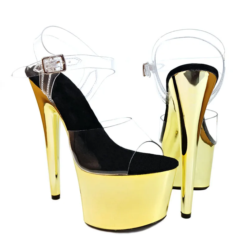 Leecabe/пикантная обувь для танцев на шесте высоком каблуке 17 см Босоножки платформе