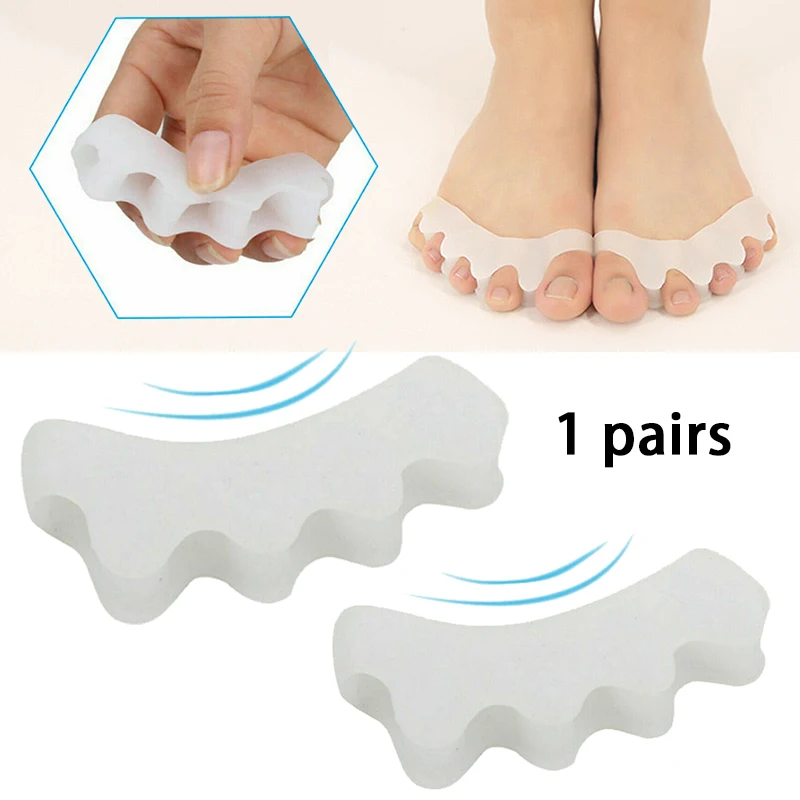 1 пара силиконовый разделитель для выпрямления большого пальца стопы | Красота и