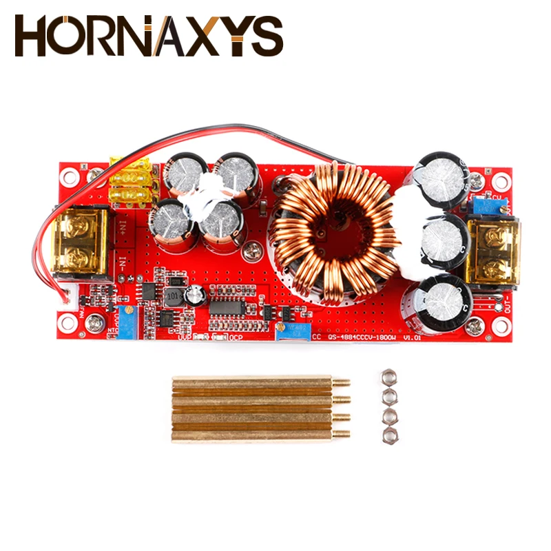 

1800W 40A DC-DC DC Constant Voltage Constant Current Boost Converter Boosts 10-60V by Fan for 12-90V Boost Power Module