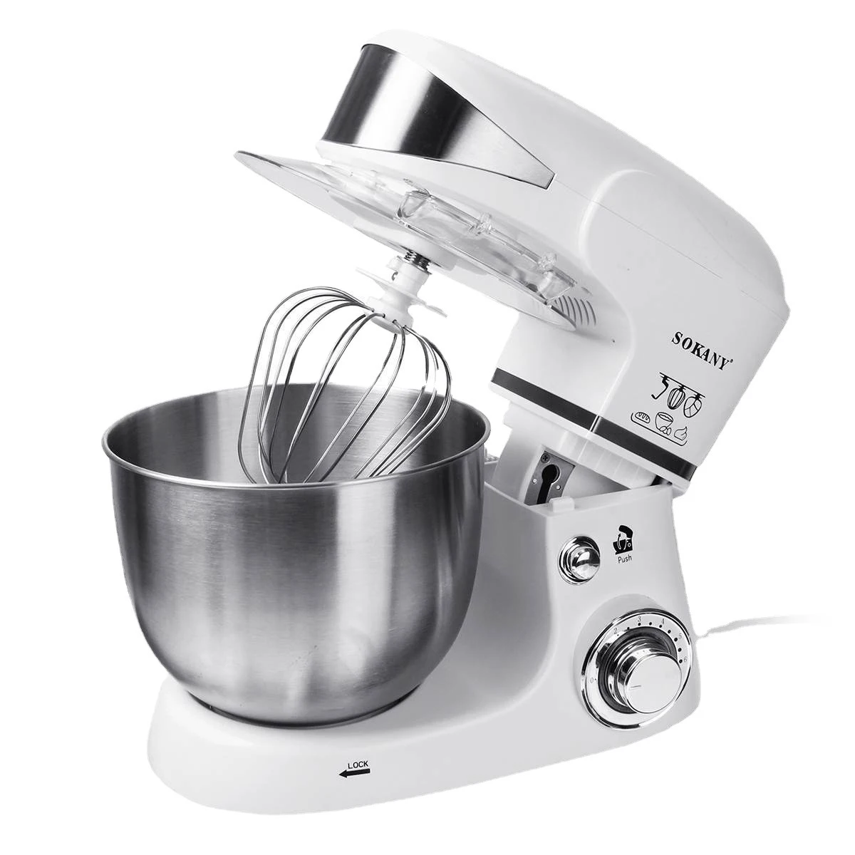 

Stand Cake Planetary Mixer With Bowl Dough Kneading Machine Blender Electric Kitchen Home Cooking Appliances Food Processors