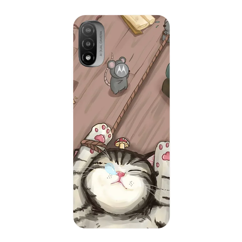 phone case for motorola moto e20 case bumper silicone cover for moto e40 e30 e20 painted soft case for motorola e30 e 20 40 capa free global shipping