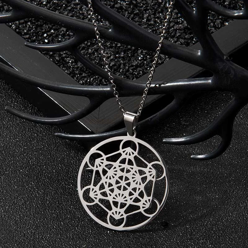 Колье чокер из нержавеющей стали с кулоном в виде ангела 60 см|stainless steel necklace|steel