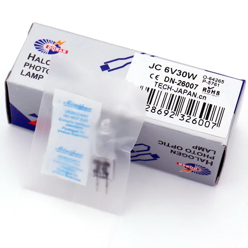 Кварцевая галогенная лампа для микроскопа 5761 6 в 30 Вт JC 6V30W G4 64265 | Лампы и освещение