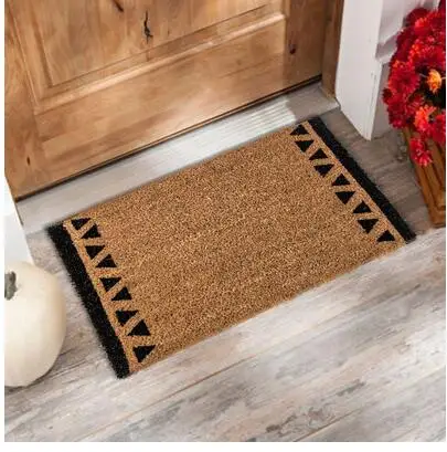 Открытый пылеудаляющие входная дверь коврик из натурального волокна кокосовых