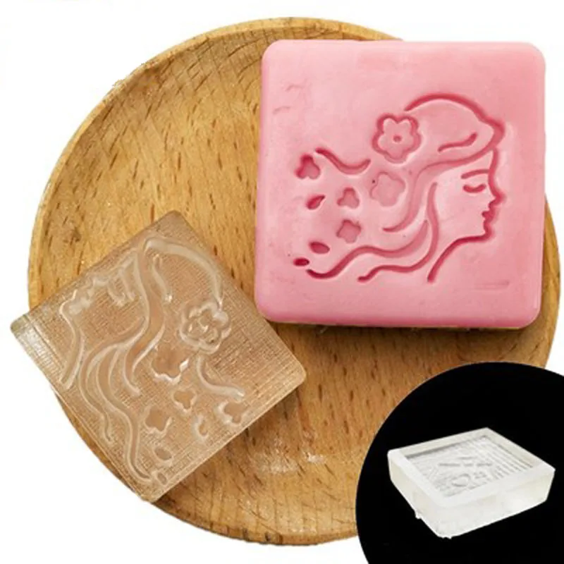 

Lovely Baby Pattern Stamp Home Cleaning Natural Seal Acrylic Transparent Imprint Soap Stamp For Handmade Making Chapter