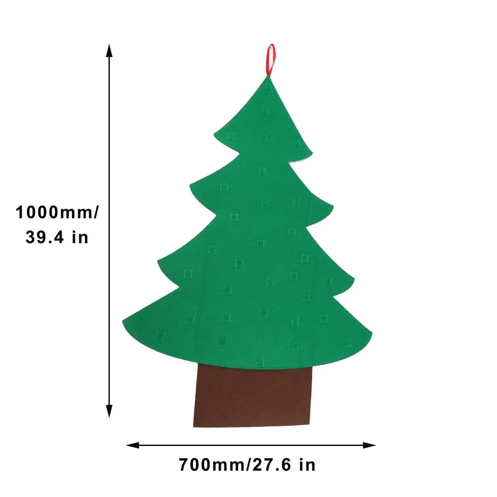 

Handmade DIY Christmas Tree Sets Christmas Ornaments Three-Dimensional Felt Christmas Tree Fawn Children New Year Gift