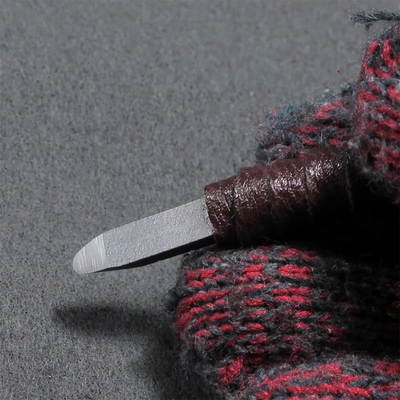 

8/10PCs Carved Stone Files Knife Tungsten Steel Carving Files Knife Chisel Craft Tools Leather Case For Engraving Top