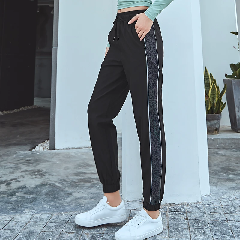 Штаны для йоги свободные леггинсы женская одежда фитнеса спортивные Леггинсы