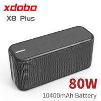 80w high power portable bluetooth speaker xdobo x8 plus wireless deep bass sound column tws subwoofer music center boombox sound