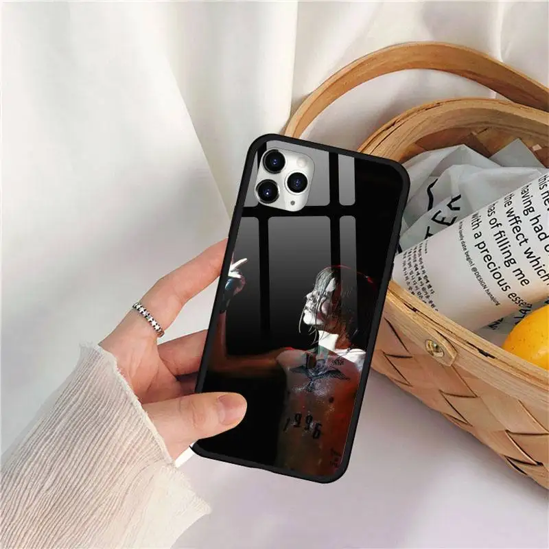 

Russia rapper Pharaoh Phone Case Tempered glass For iphone 11 12 PRO MAX X XS XR 5C 6 6S 7 8 plus