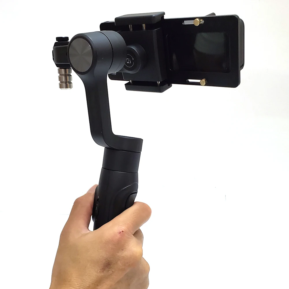 Ручной карданный адаптер TUYU Крепежная пластина переключателя для GoPro Hero 9 черная