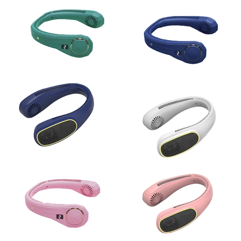 

USB-вентилятор на шею с отрицательными ионами, 4000 мАч