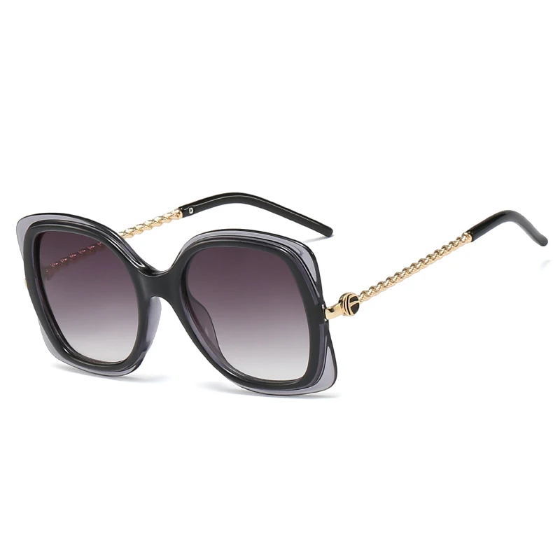 

Senta Oversize Resin Sunglasses Women Pink White Gray Gradient Lens UV400 Polarized Fashion Sun Glasses Oculos De Sol For Girls