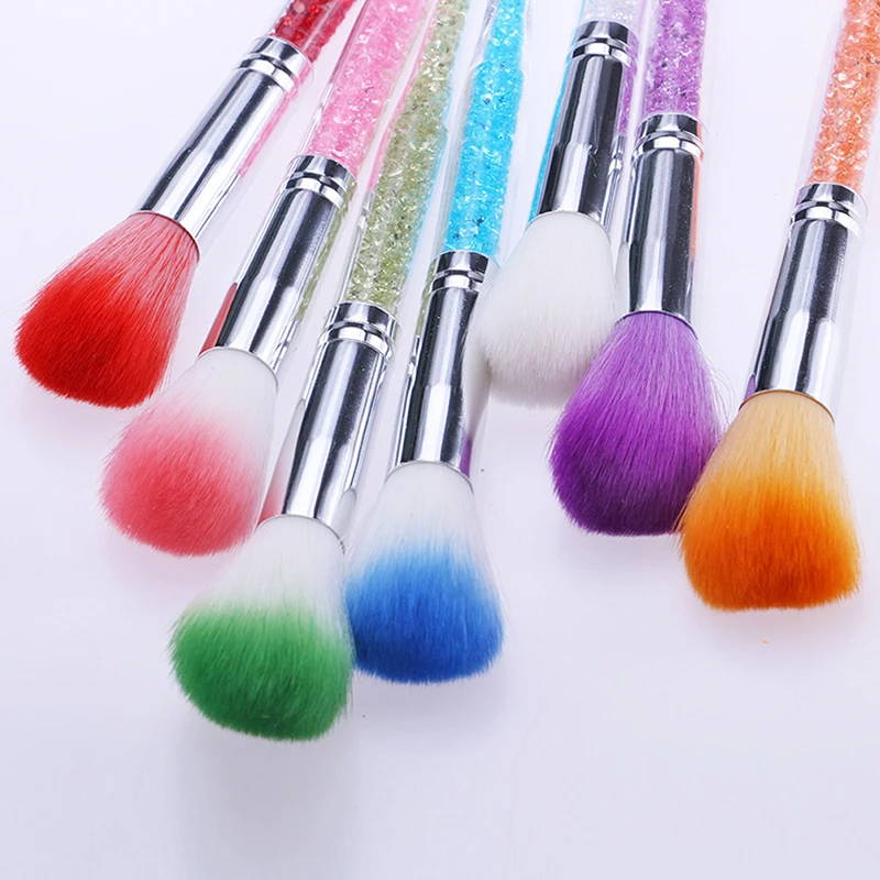 1pc Nail Brush Tools File Art Care Manicure Pedicure Soft Remove Dust Small Angle Cleaner Acrylic&ampUV Powder Remover | Красота и