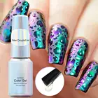 Быстросъемный Полировочный лак для ногтей 7 мл, 3D эффект, прозрачные капли воды, прозрачный зеркальный лак для маникюра