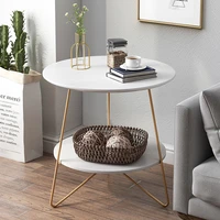 nordic coffee table modern living room metal leg table creative sofa side table simple small apartment balcony coffee table
