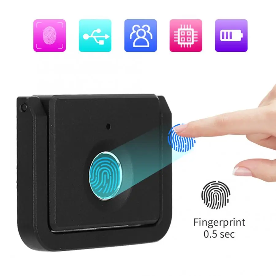 Полупроводниковый смарт замок без ключа со сканером отпечатков пальцев для