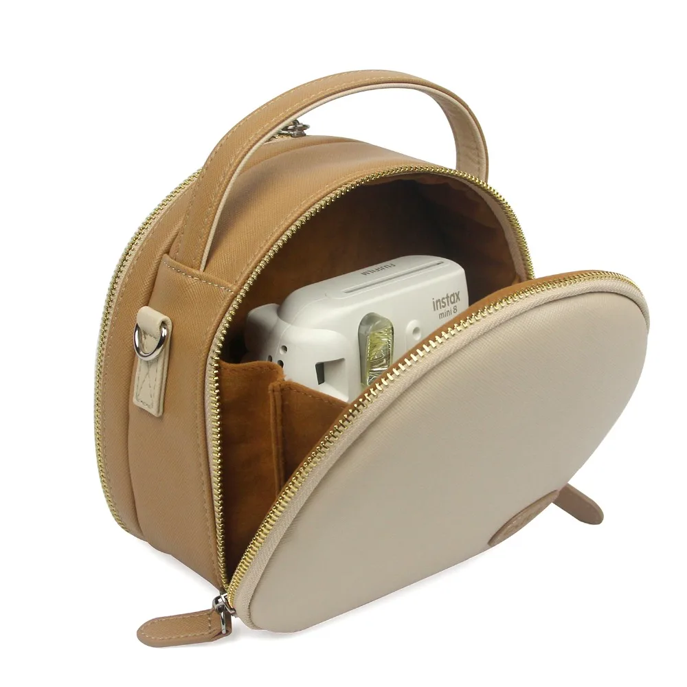 PU Leather Storage Carrying Bag Case Pouch with Shoulder Strap For Polaroid Fujifilm Instax Mini 8 9 7S 70 Instant Film Camera
