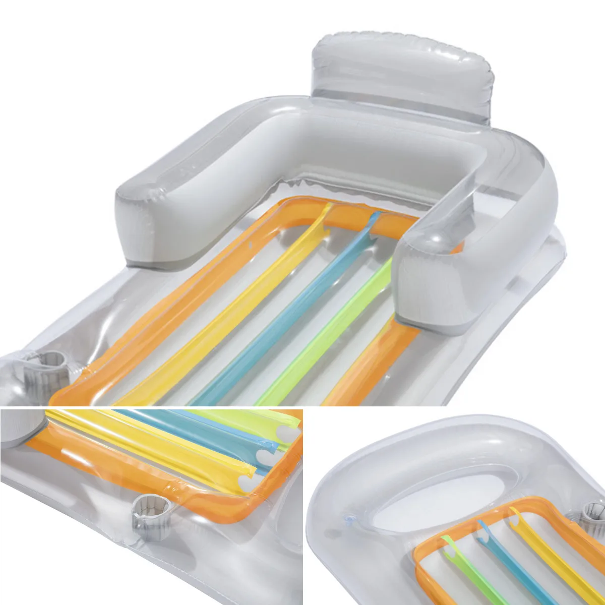 Надувной пляжный матрас с плавающими рядами плавающий бассейн плавающая кровать