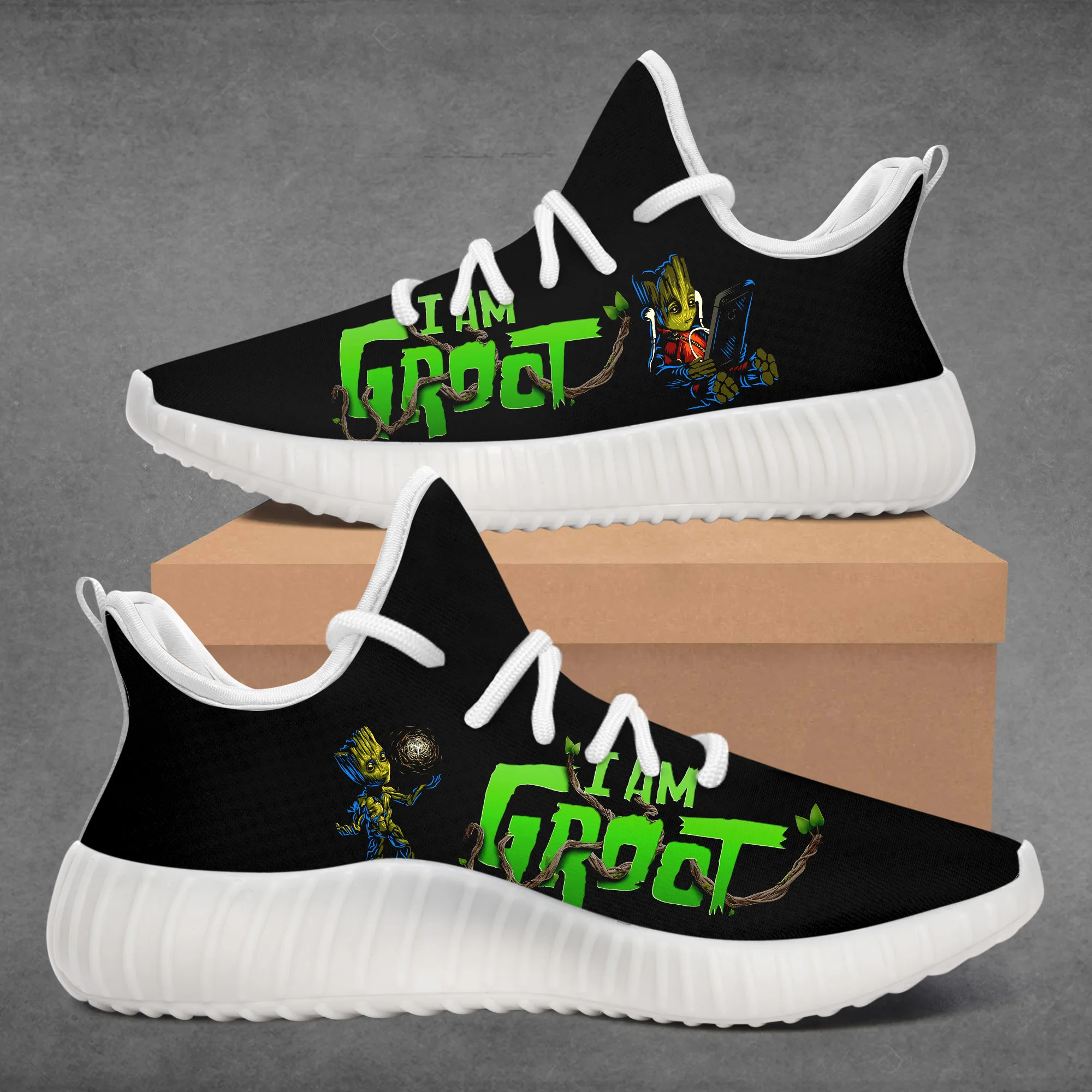 

Custom Sneaker Running DIY I-AM-GROOT