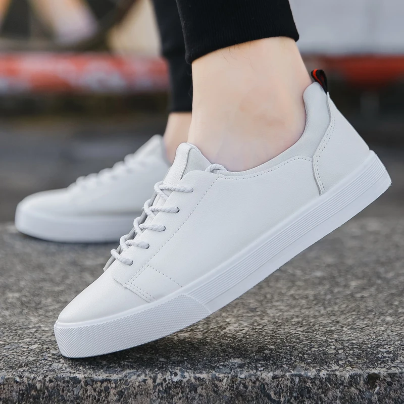 

Zapatos Blancos A La Moda Para Hombre, Zapatillas Informales De Verano, Combinan Con Todo, Para Estudiantes, Novedad De 2021